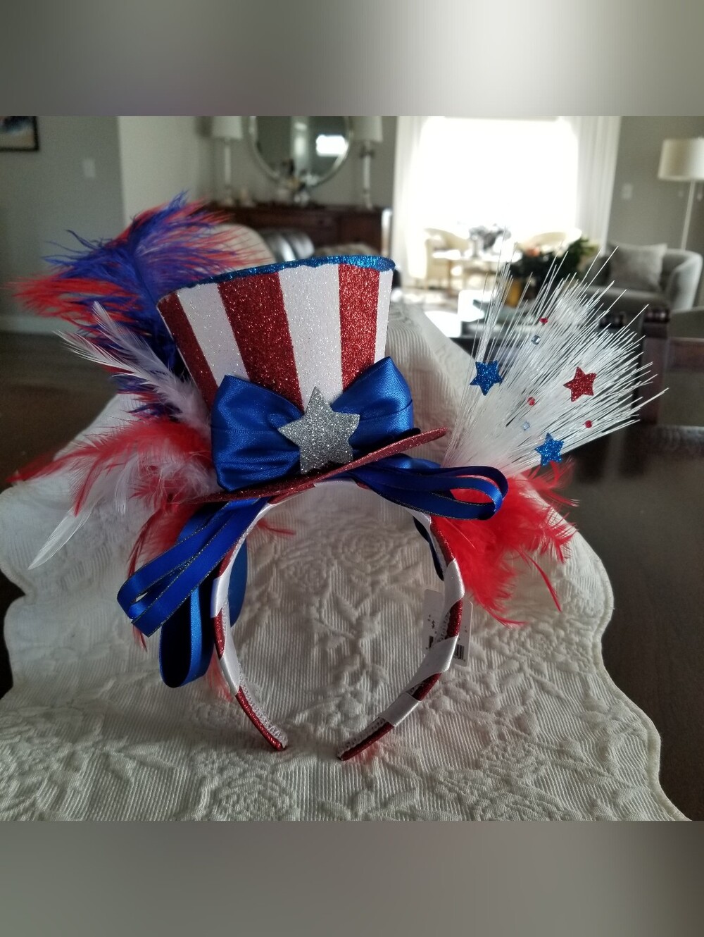Patriotic Sparkly Headbands Set of 2